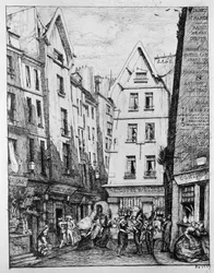 Die Rue Pirouette, 1860
